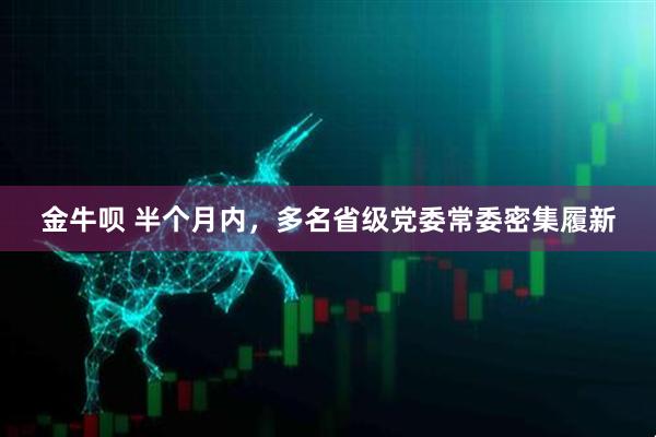 金牛呗 半个月内，多名省级党委常委密集履新