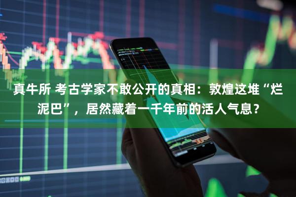 真牛所 考古学家不敢公开的真相：敦煌这堆“烂泥巴”，居然藏着一千年前的活人气息？